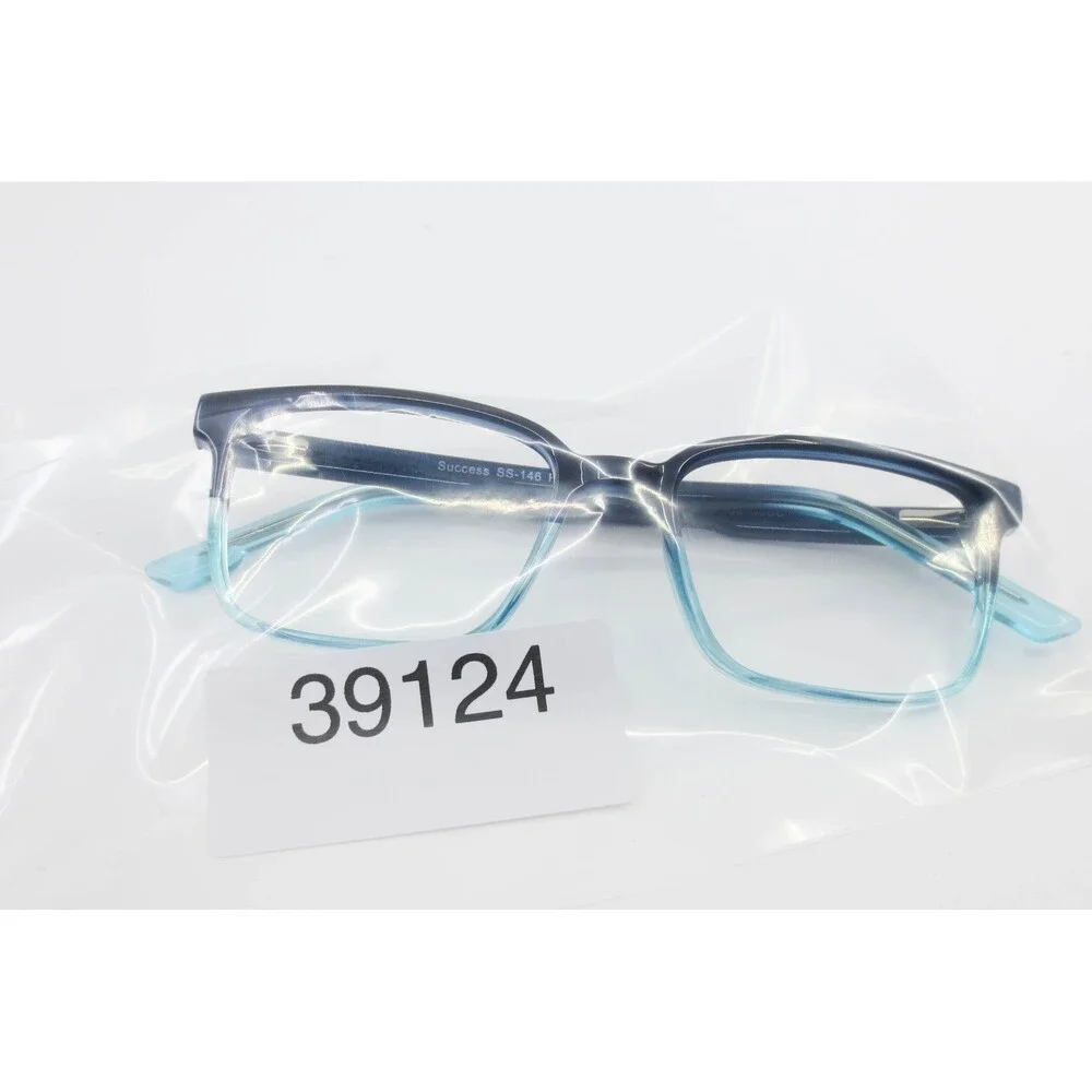 Success SS-146 Eyeglasses Frames Blue Gradient Rectangular 47-16-135 39124